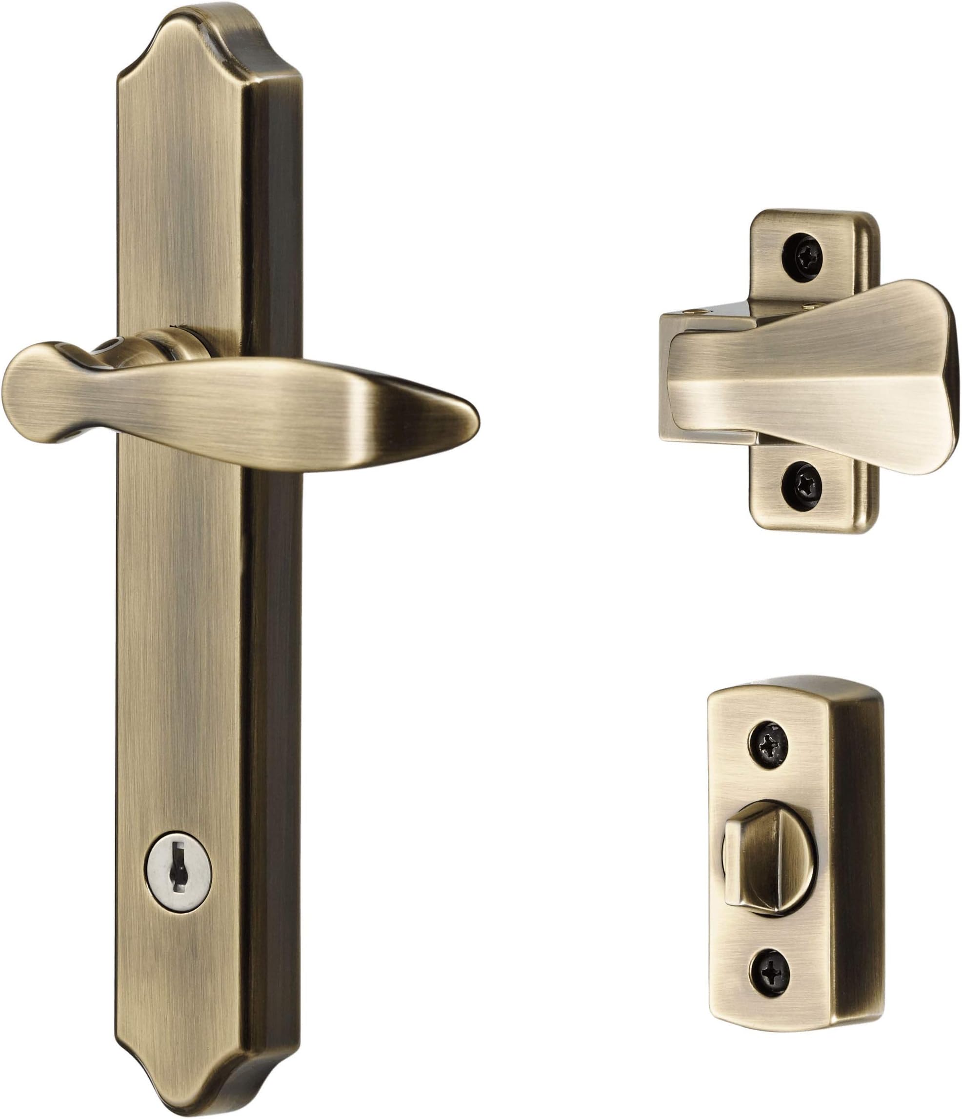Wright Products Serenade Mortise Keyed Lever Mount Latch with Deadbolt for Screen and Storm