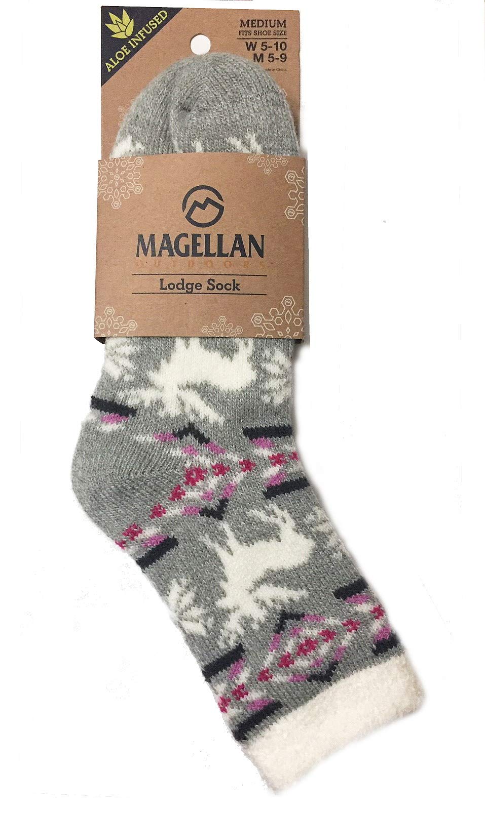 Magellan Outdoors Lodge Socks Aloe
