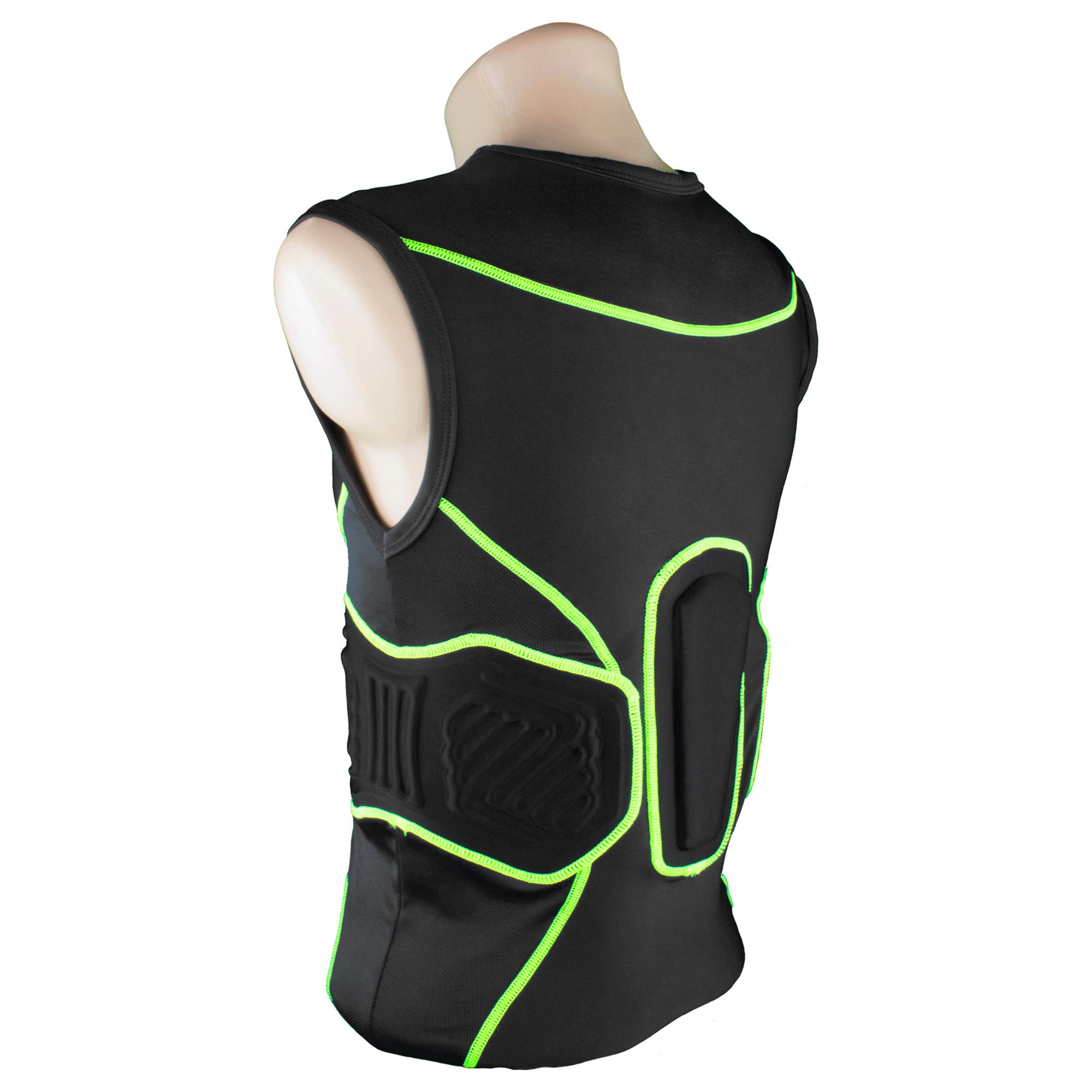 Full Force Wear Shocc Lite 3 Pad Shirt mit Rippenpolsterung, Gr. S-2XL