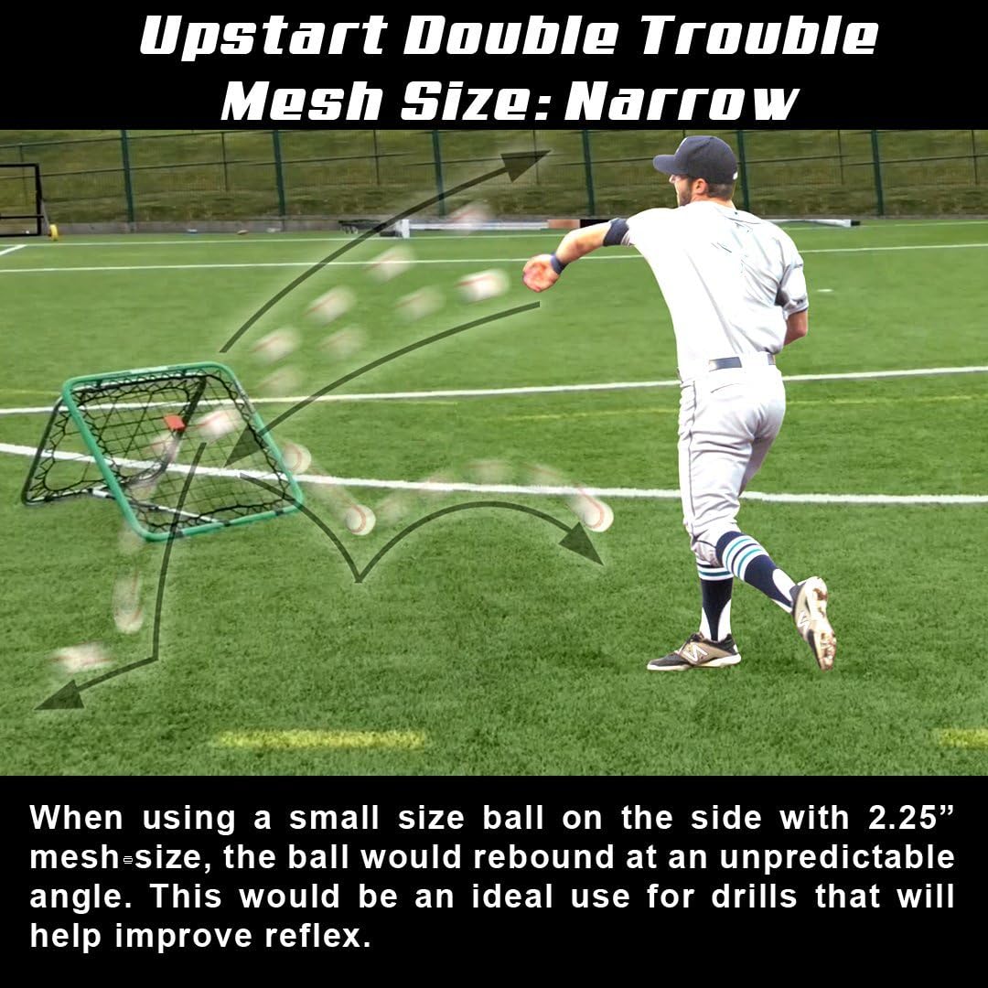 Crazy Catch Upstart 2.0 Double Trouble Sport Rebounder Net