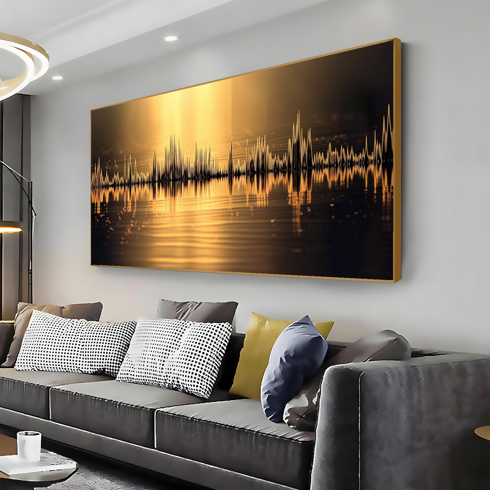 Amazon.com: Sound Wave Wall Art,Music Wall Art,Sound Wave Art With