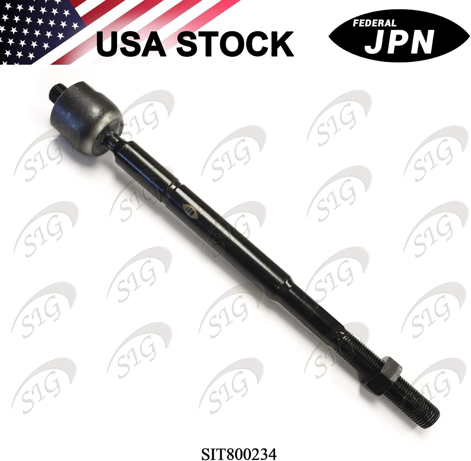 Front Left (Driver Side) or Right (Passenger Side) Inner Tie Rod End Compatible with Toyota Model Tacoma (Replacement# 4550309480, EV800234) - SIT800234