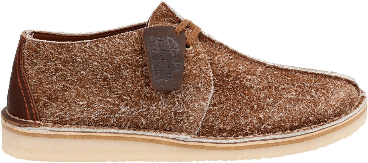 Clarks - Mens Desert Trek Shoe, Size: 13 D(M) US, Color: Cola Hairy Suede