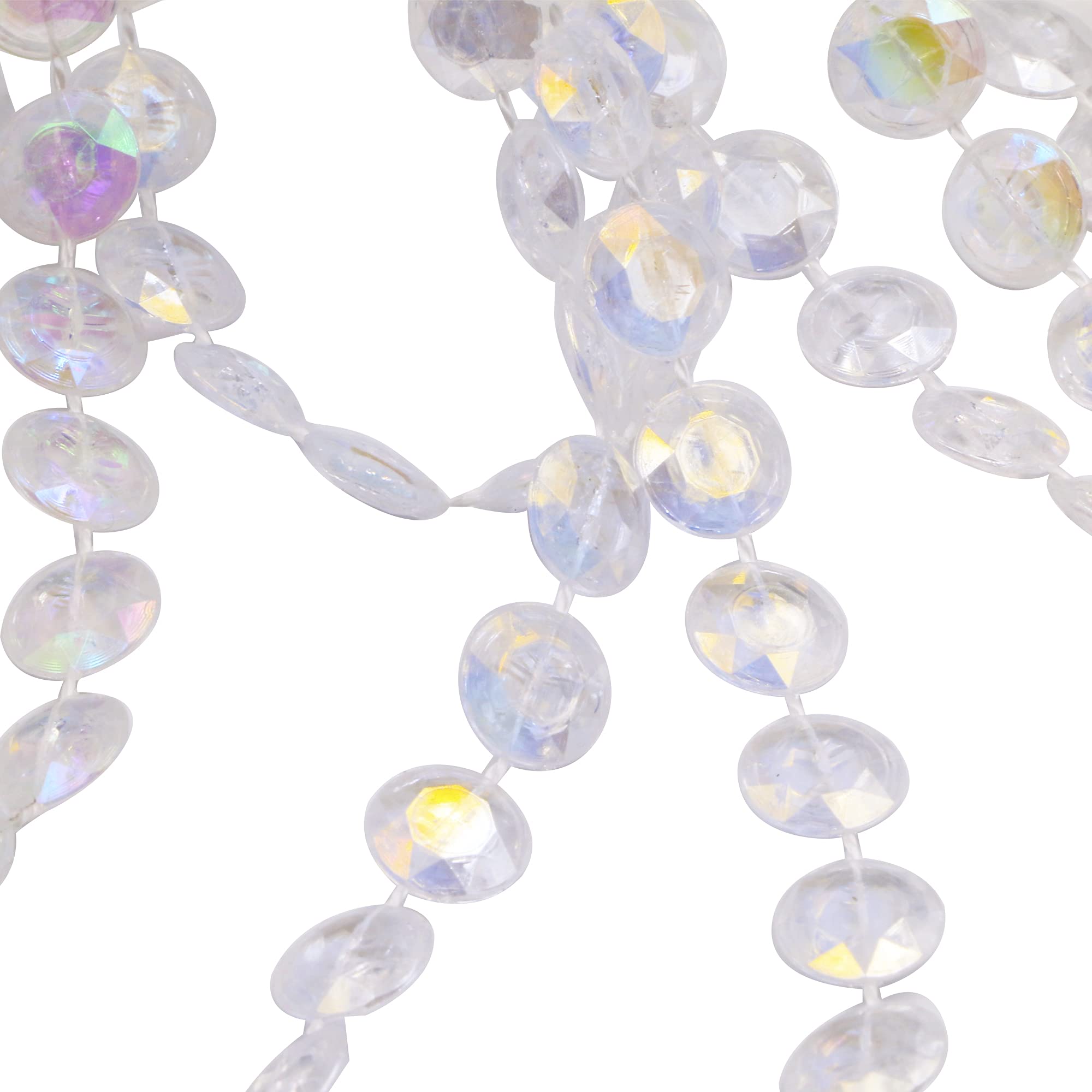 Amazon.co.jp: MINGFANITY 98フィート 装飾ビーズガーランドストランド