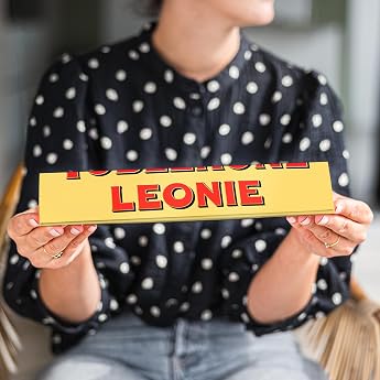 Toblerone Personalisiert mit Namen - Muttertagsgeschenk Schokolade - Personalisier diese Toblerone mit Namen und Botschaft, M