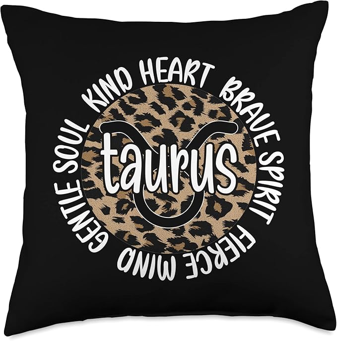 Taurus Zodiac Sign Taurus Horoscope Astrology Throw Pillow