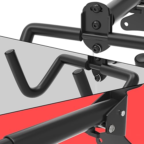 Miniatura 6 de CAMPLAND Soporte de pared ajustable para bicicleta, estante horizontal de almacenamiento interior para bicicletas de carretera, montaña o híbridas,