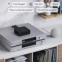Vista 6 de WiiM Pro AirPlay 2 Receptor, Google Cast Audio, Transmisor Multisala WiFi, Compatible con Alexa, Siri y Google Assistant, Transmite Audio de Alta