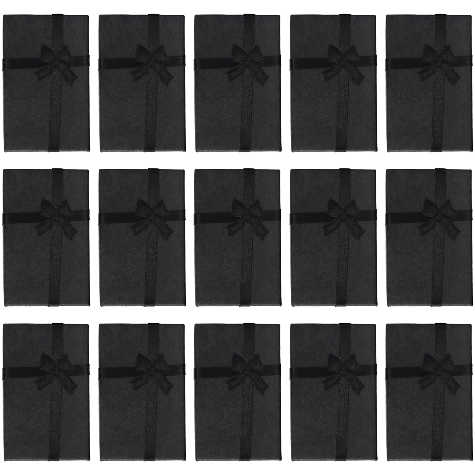 26 Piezas Cajas de Regalo, Cajitas de Regalo, Cajas de Embalaje para Navidad, Aniversario, Cumpleaños, Boda - Negro