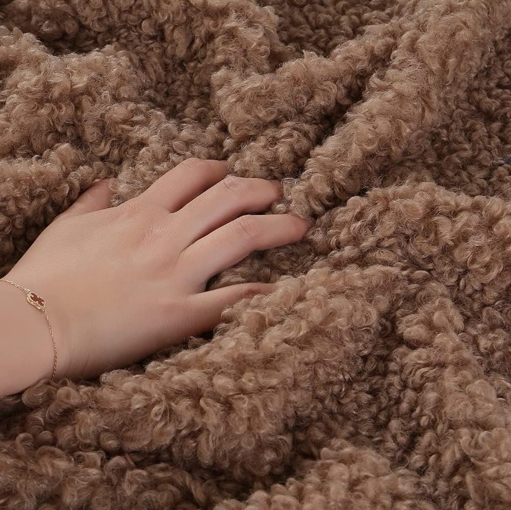LNN Tela de piel sintética 160cm ancho, Material suave for ropa, juguetes, manualidades DIY, decoración del hogar para Vestuario,Costura
