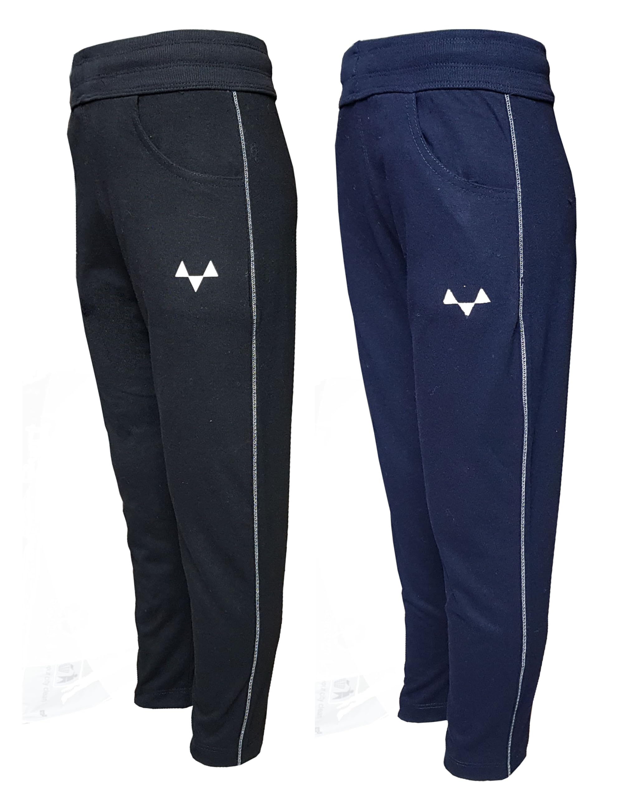 Sam & Rash Boys Cotton Pajama Pants, Kids Trackpants (Pack of 2) (in, Age, 11 Years, 12 Years, Regular, Black-Blue) - Image 3 thumbnail