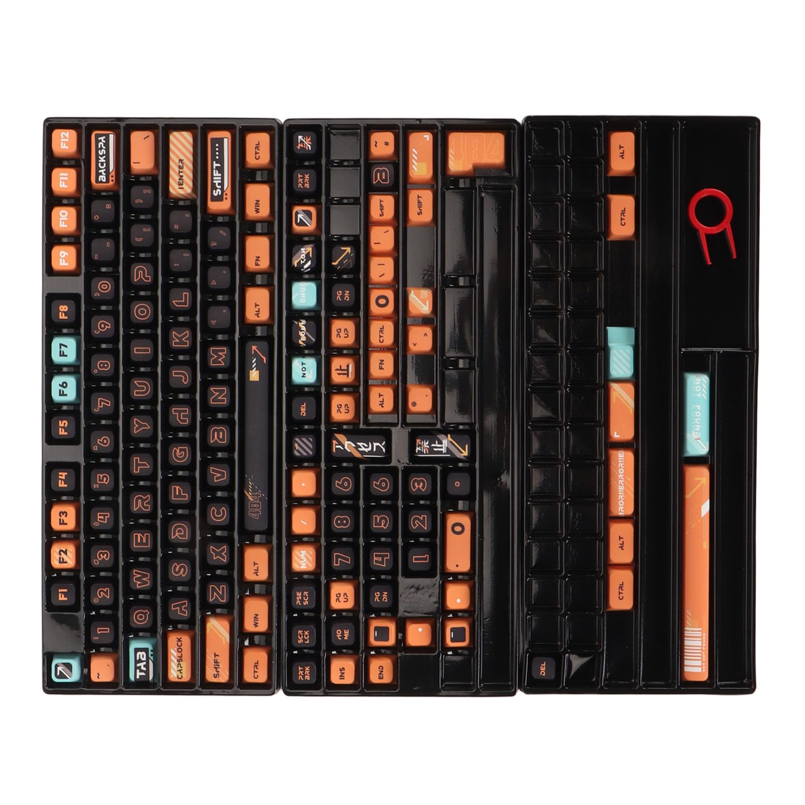 Naroote Zestaw 141 Kluczowych Klawiszy PBT Fadeless DIY Keycaps do Klawiatur Mechanicznych Niestandardowe Wrażenia Podczas Pisania