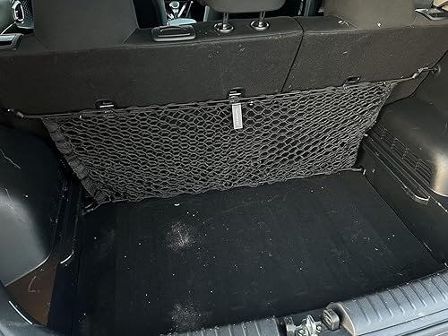 Miniatura 5 de Red de carga elástica para maletero estilo sobre trasero para Kia Soul 2020-2024  Organizador y almacenamiento de maletero premium  Red de equipaje