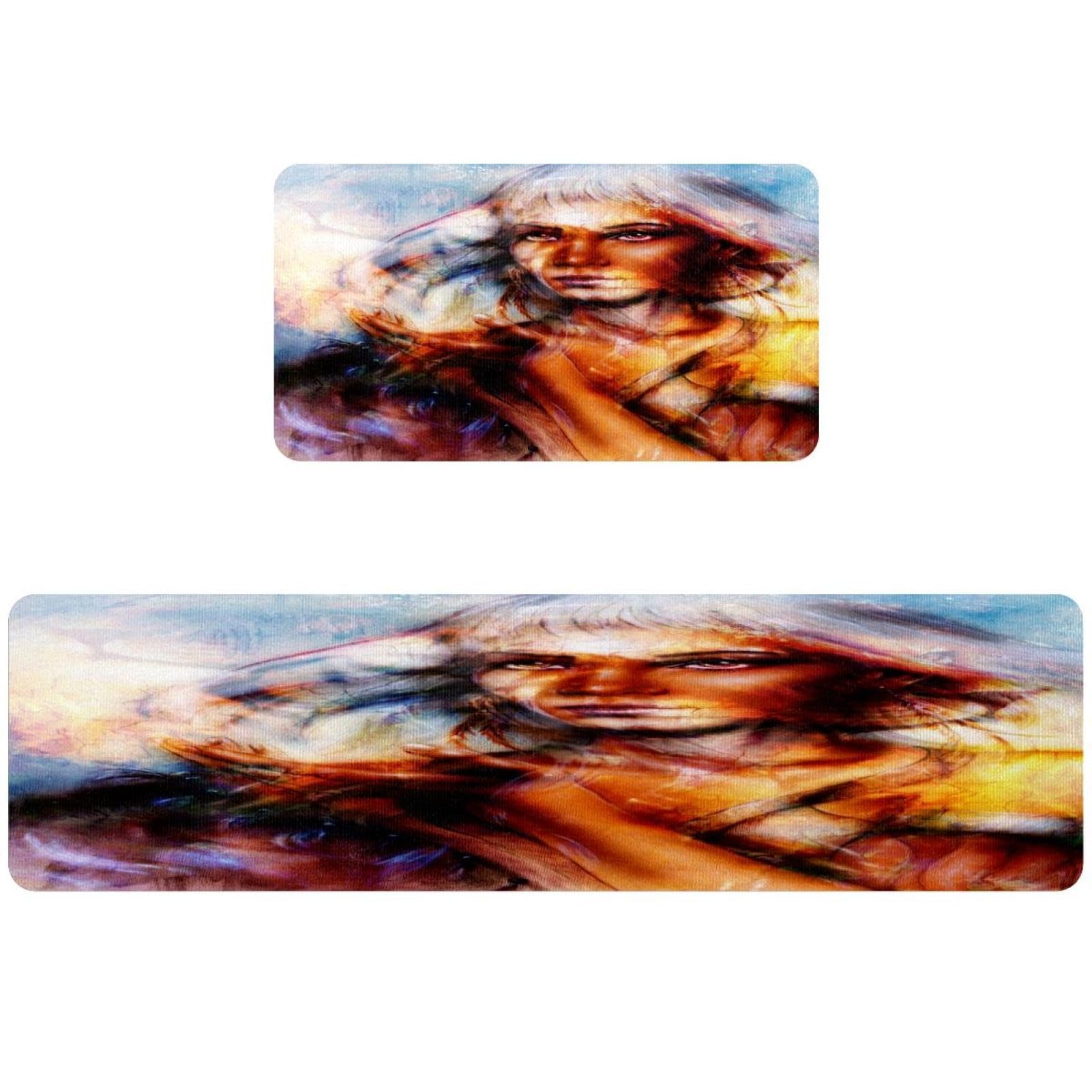 Tapis de cuisine lavable et absorbant avec dossier antidérapant sécurisé
