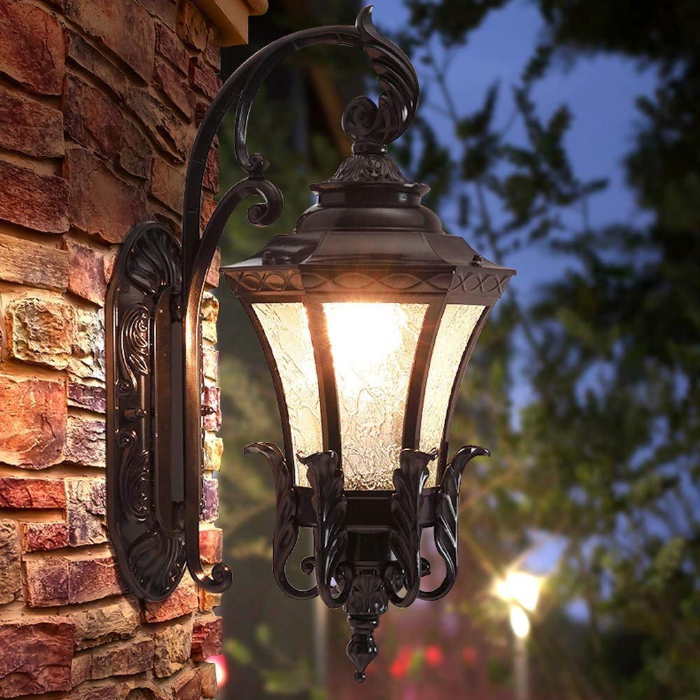 Lanterne murale extérieure rétro pour illuminer et décorer vos soirées sur le balcon - 8