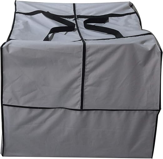 Outdoor Square Cushion/Cover Storage Bag, Protective Zippered Storage Bags with Handles, 32''L x 32''W x 24''H
