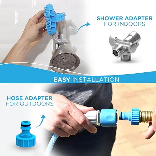 Miniatura 3 de Aquapaw Cepillo de baño para perros Pro  Herramienta pulverizadora y limpiadora en uno  Suministros de baño para perros o gatos con pelo largo y