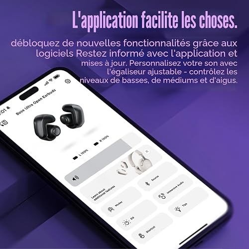 Bose Ultra Open Earbuds, Écouteurs Oreilles Libres avec Technologie OpenAudio, Écouteurs stéréo Ouverts sans Fil, Jusqu’à 48hrs d’autonomie, Bleu sidéral-Édition limitée - 6