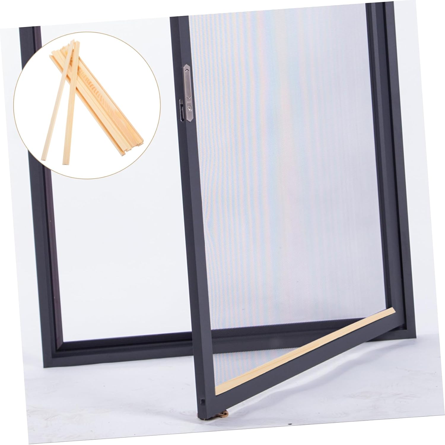 10pcs Wooden Edge Pressing Window Molding Trim for Decorative Screens Trim