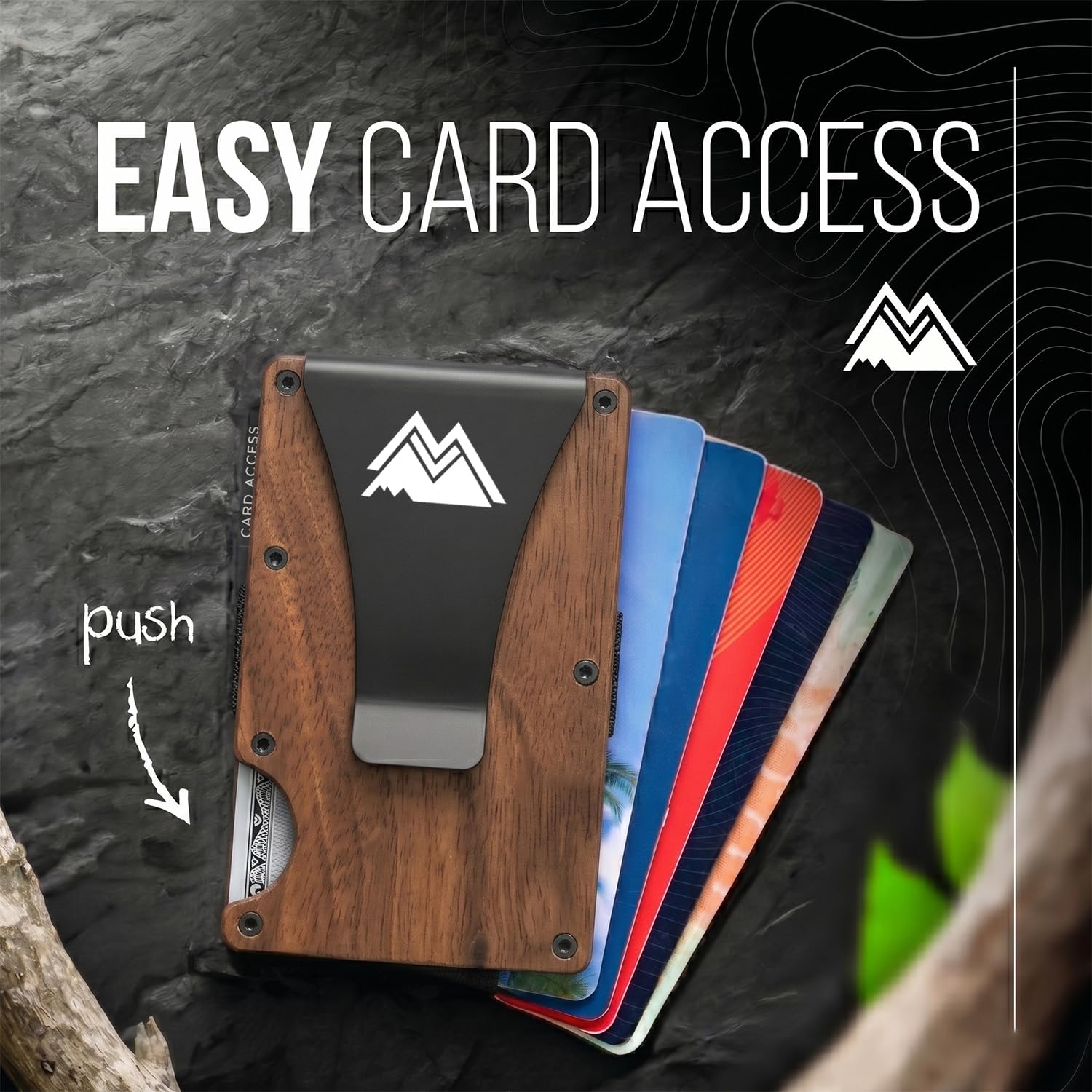 Mountain Voyage Co - Minimalistisches Kreditkartenetui für Herren