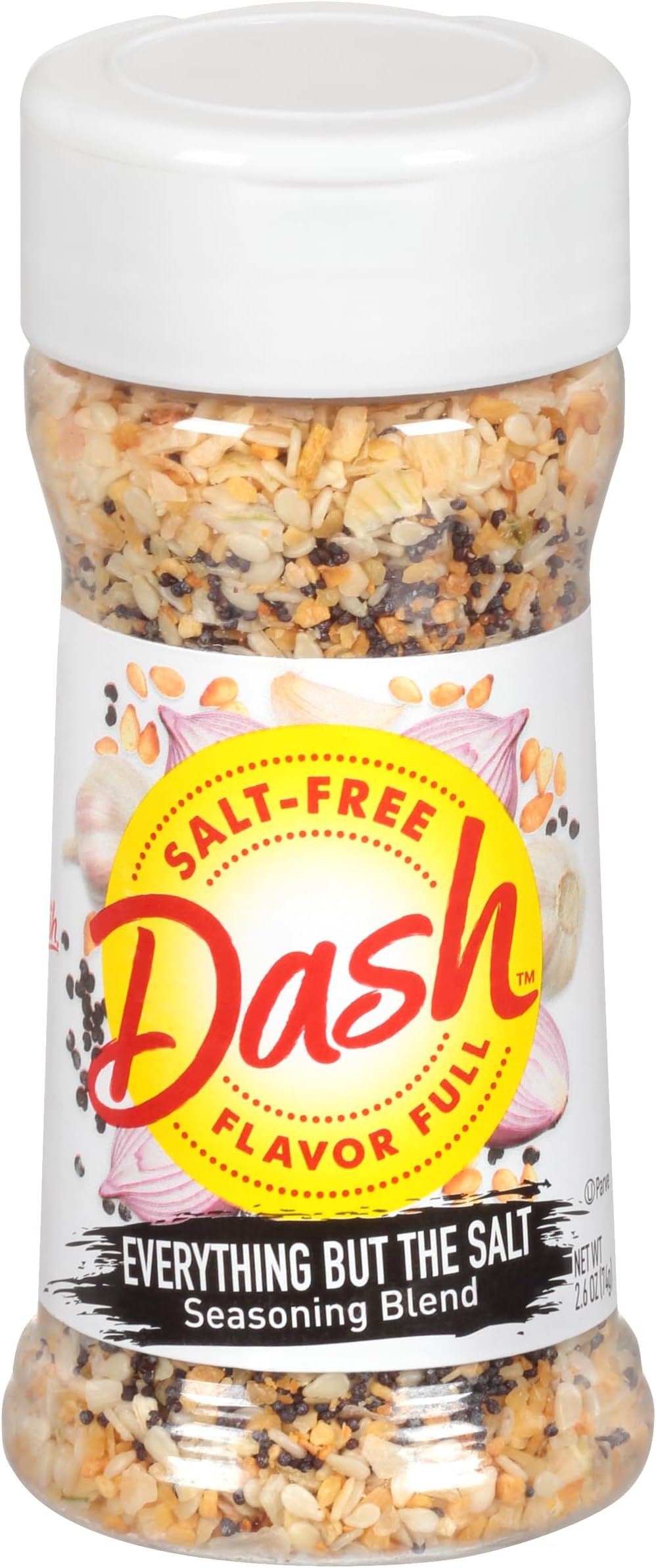 Dash Salt-Free Seasoning Blend, Everything But The Salt Seasoning Blend, 2.6 Ounce