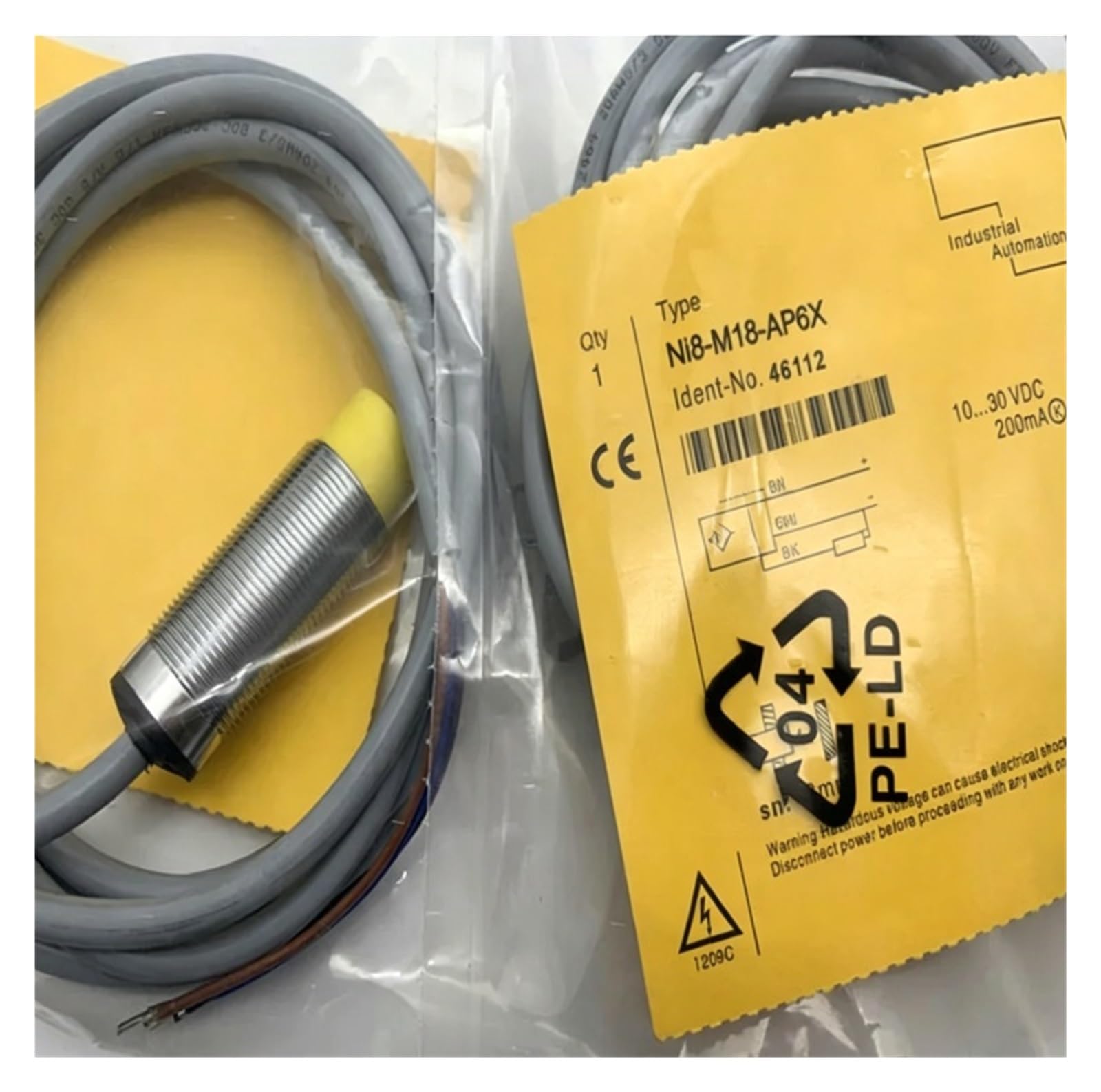ELZNSQQK 1pcs sensor NI5-G12-AN6X NI5-G12-AP6X NI5-G12-AD4X NI8-G12-AP6X NI8-G12-AN6X NI10-G18-AN6X NI10-G18-AP6X(NI8-G12-AN6X)