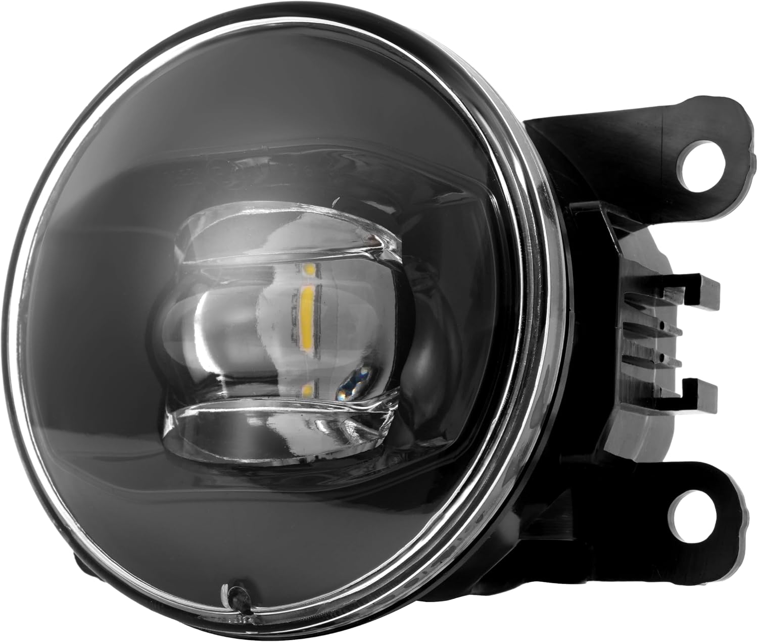 HECASA LED Fog Light Assembly Compatible with 2015-2017 Ford Mustang Replacement for FO2603107 FO2602107 FO2592234 FO1038154 FO1039154 Fog Lamp Cover Trim Bezel Bracket w/Harness Wiring Switch LH&RH
