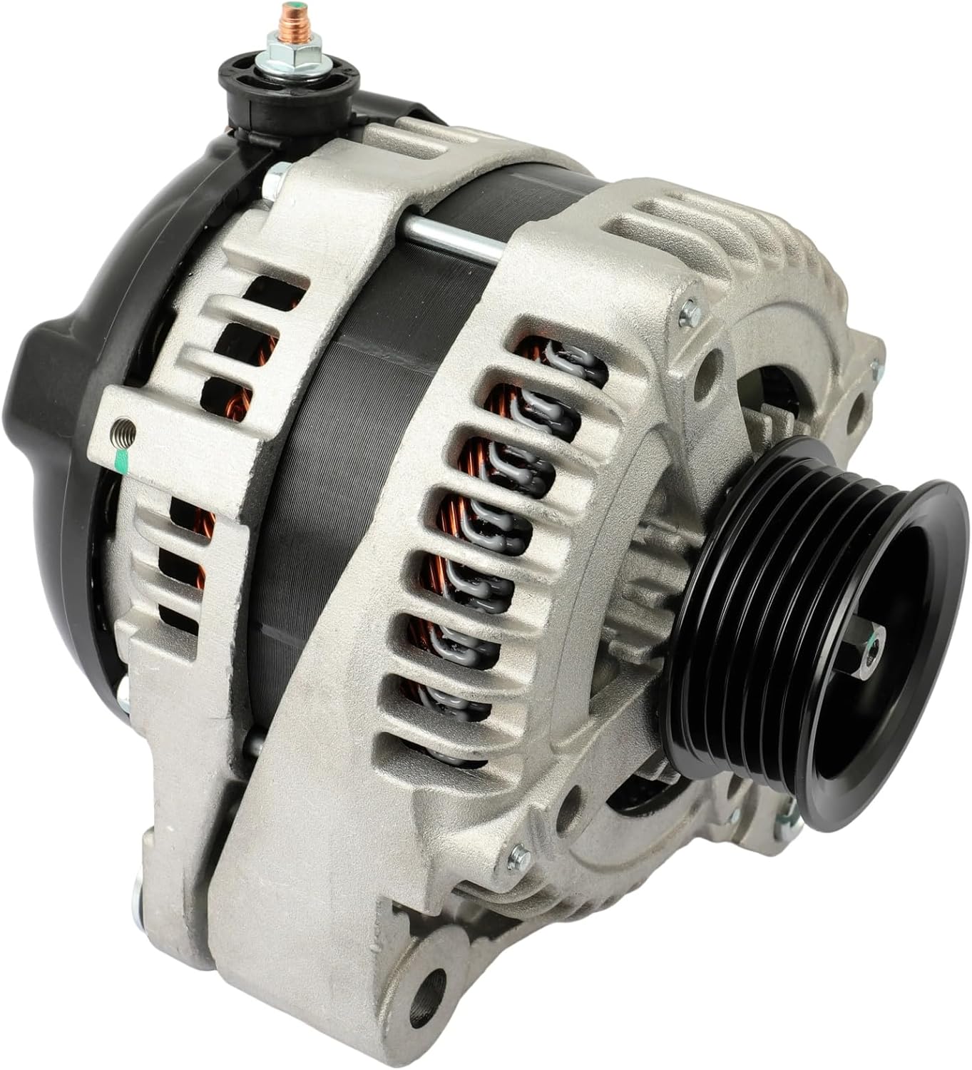 SCITOO New Alternator Fits for Lexus for GX470 4.7L 2003-2007,for Toyota for 4Runner 4.7L 2003 2004 2005 2006 2007 12V 150Amp CW S6 Pulley Class High Output Alternator 104210-3440 13983