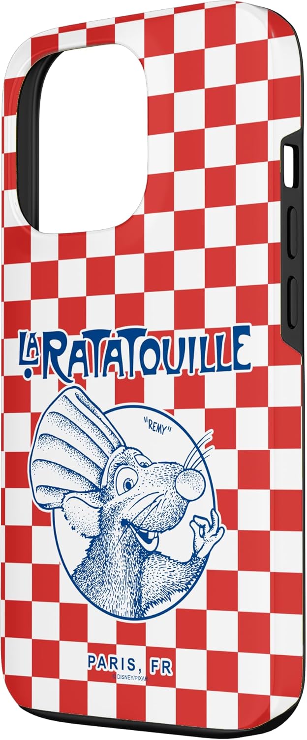 iPhone 13 Pro Disney Pixar Ratatouille Delivery Box Red White Checkered Case