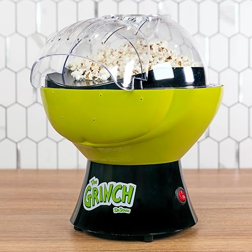 Miniatura 3 de Uncanny Brands Dr. Seuss The Grinch - Máquina para hacer palomitas de maíz Dr. Seuss