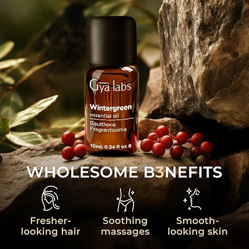 Miniatura 7 de Aceite de helicriso para la piel (0.17 onzas líquidas) y difusor de aceite esencial de gaulteria (0.34 onzas líquidas), juego de aceites esenciales