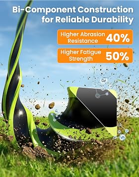 Eventronic 4 Pack (AL2420PB) Twisted Trimmer Lines Compatible with EGO Trimmer, 0.095 56FT Trimmer String for EGO Weed Eater, Replacement Pre-Cut Heavy Duty Weed Wacker String for Outdoor Work
