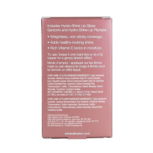 Miniatura 4 de Mineral Fusion El doble de diversión, Hydro-Shine Lip Gloss Duo