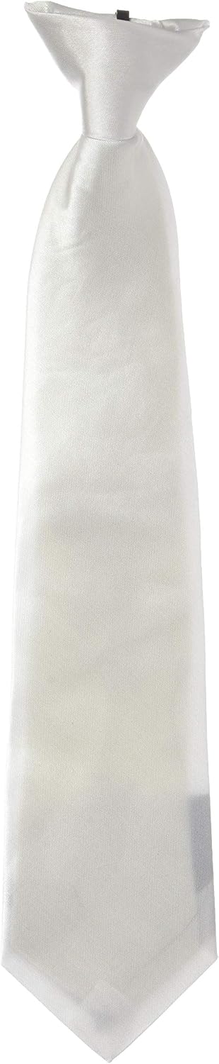 American Exchange Big Boys' Solid Clip Tie
