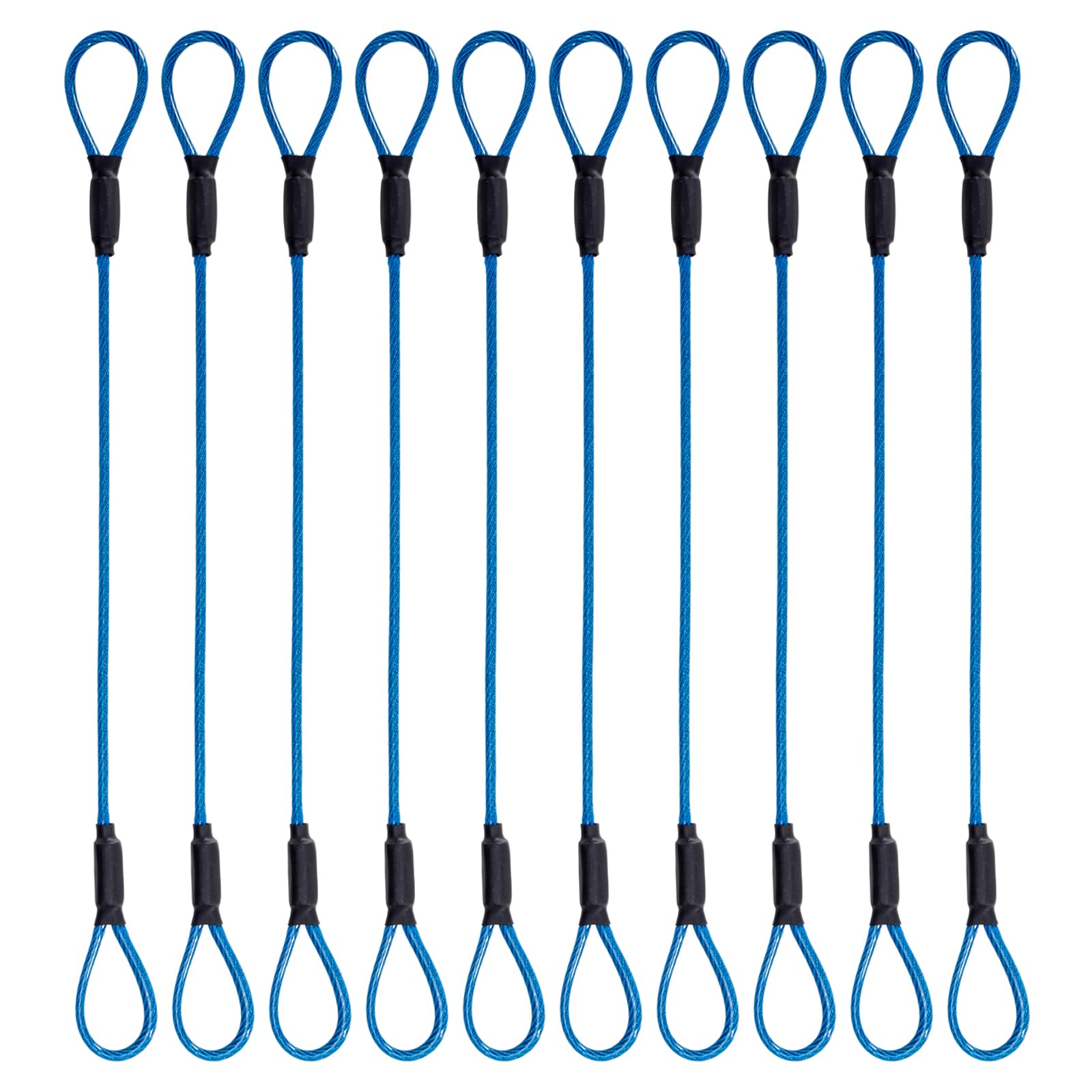 Cables de alambre trenzado para asegurar cascos en motos y maletas de viaje