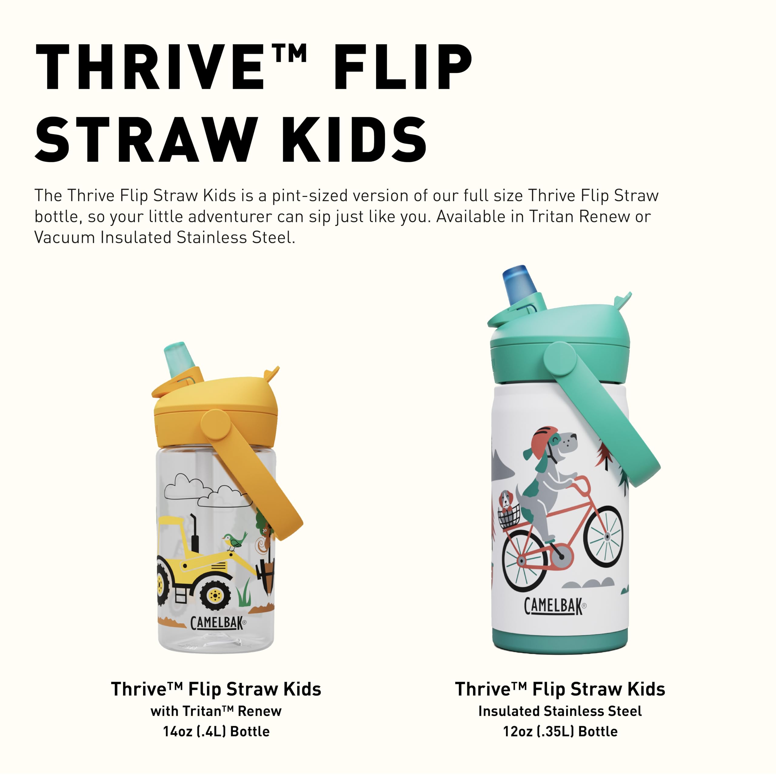 Camelbak Dzieci Thrive Flip Straw VSS Butelka na wodę Magic Unicorns 350 ml