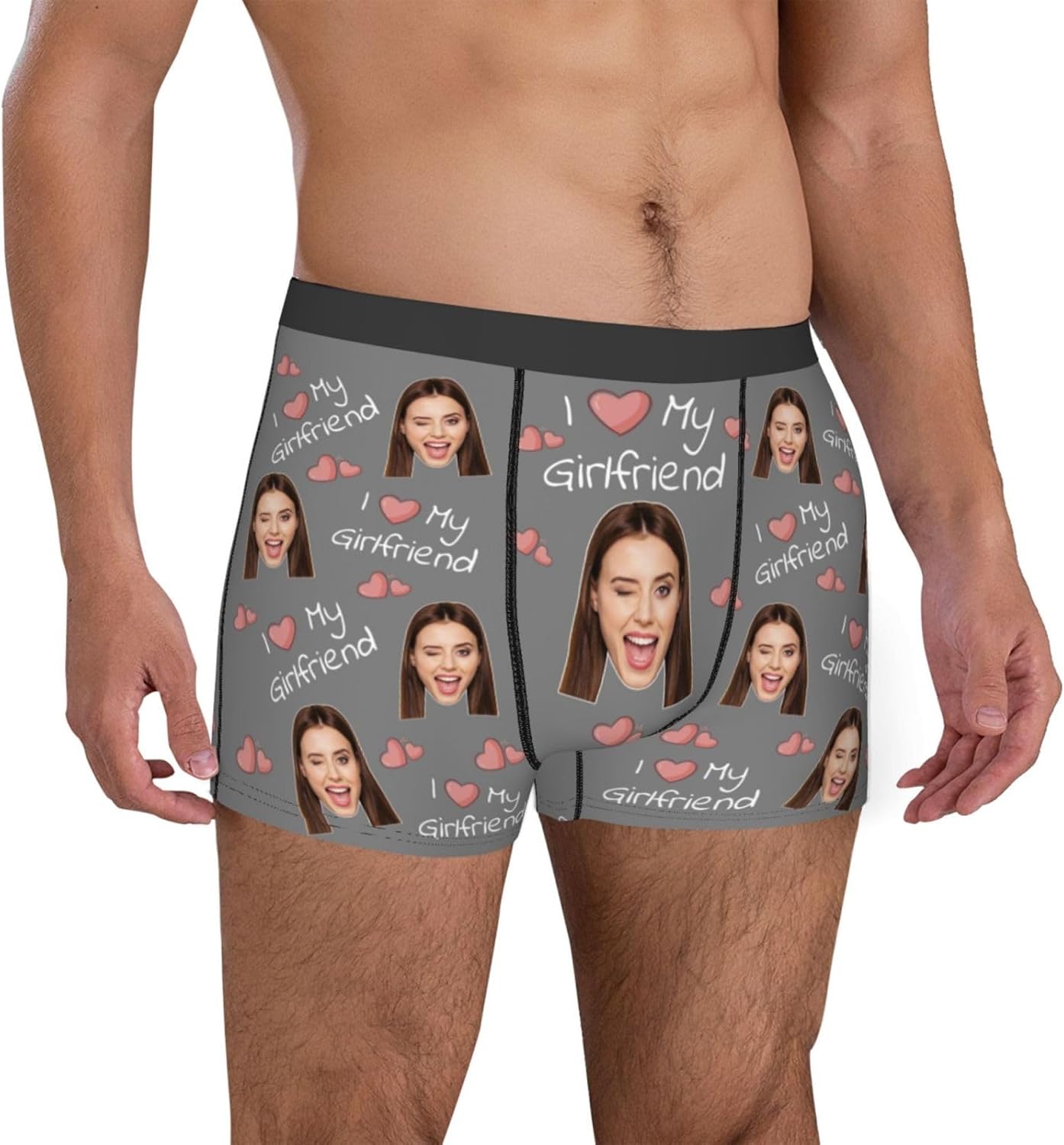 Custom Face Boxers for Men Personalized Underwear with Photo Faces Customized Briefs Gifts for Boyfriend Husband - Image 5