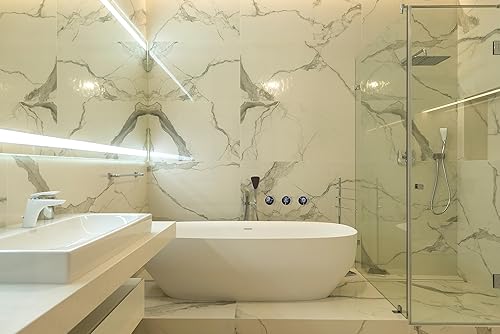 Miniatura 6 de SENTO - Juego de 3 manijas para bañera y ducha Sayco para grifos Sayco, ducha de bañera, 9B-3H, 9B-3C, 9B-5D, fácil instalación, metal resistente,