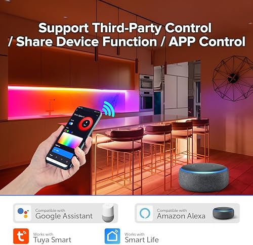 Miniatura 3 de BTF-LIGHTING Tuya Zigbee 3.0 C03Z Controlador compatible con RGB Color 4 pines (+V R G B) PWM Bombilla LED compatible con Echo Plus4 generación Tuya