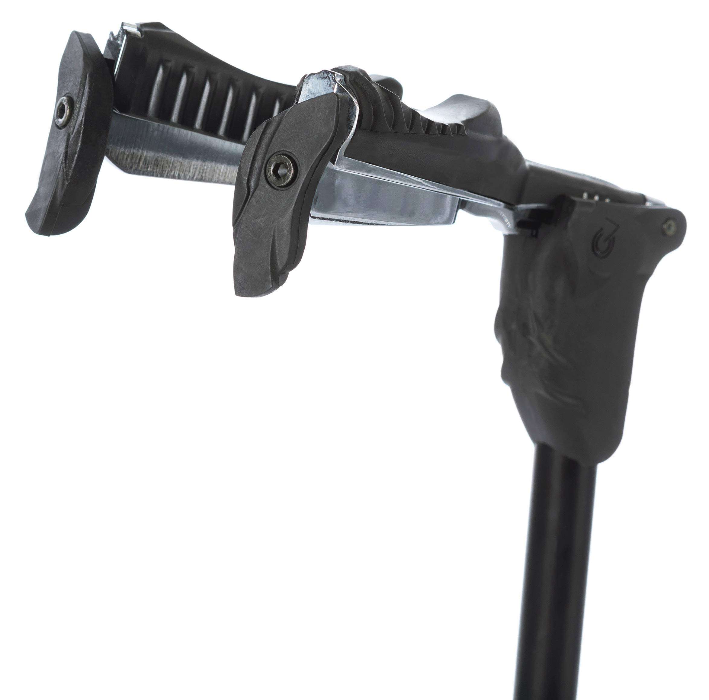 BESPECO KG10 – Supporto singolo professionale per chitarra/basso con auto-bloccaggio