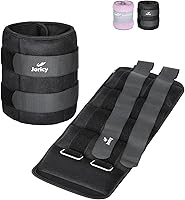 Vista 14 de Pesas de tobillo de 1/2/3/4/6/8/10/12/20 lb, 1 par de pesas para muñecas, piernas y brazos para mujeres, hombres y niños con correas ajustables