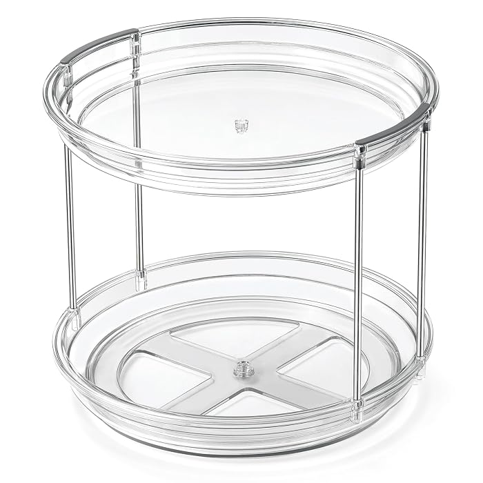 LAMU 2-Tier Lazy Susan Turntable