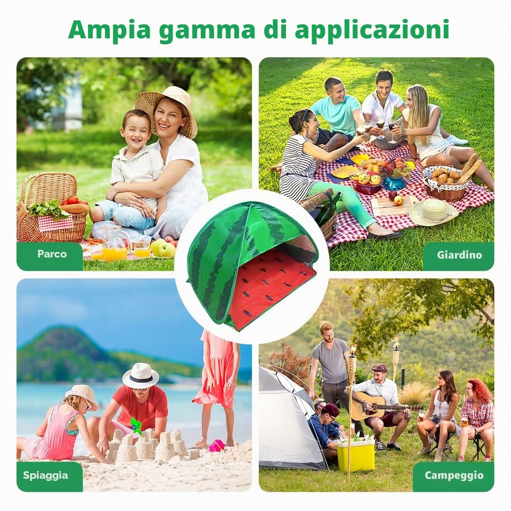 Tenda da Spiaggia per Cani, Tenda da Spiaggia Pop Up, Ten-da da Spiaggia Portatile, Protezione UV, con custodia per esterni, Mini Ten-da Parasole da Spiaggia, per Gatti e Cuccioli
