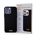 WAVEBLOCK EMF Protection iPhone Case, Radiation Blocker Cell Phone Case, 5G Shield Reduction, Lightweight, USA Patented and Tested in FCC Lab, iPhone 15 Pro Max Black Matte