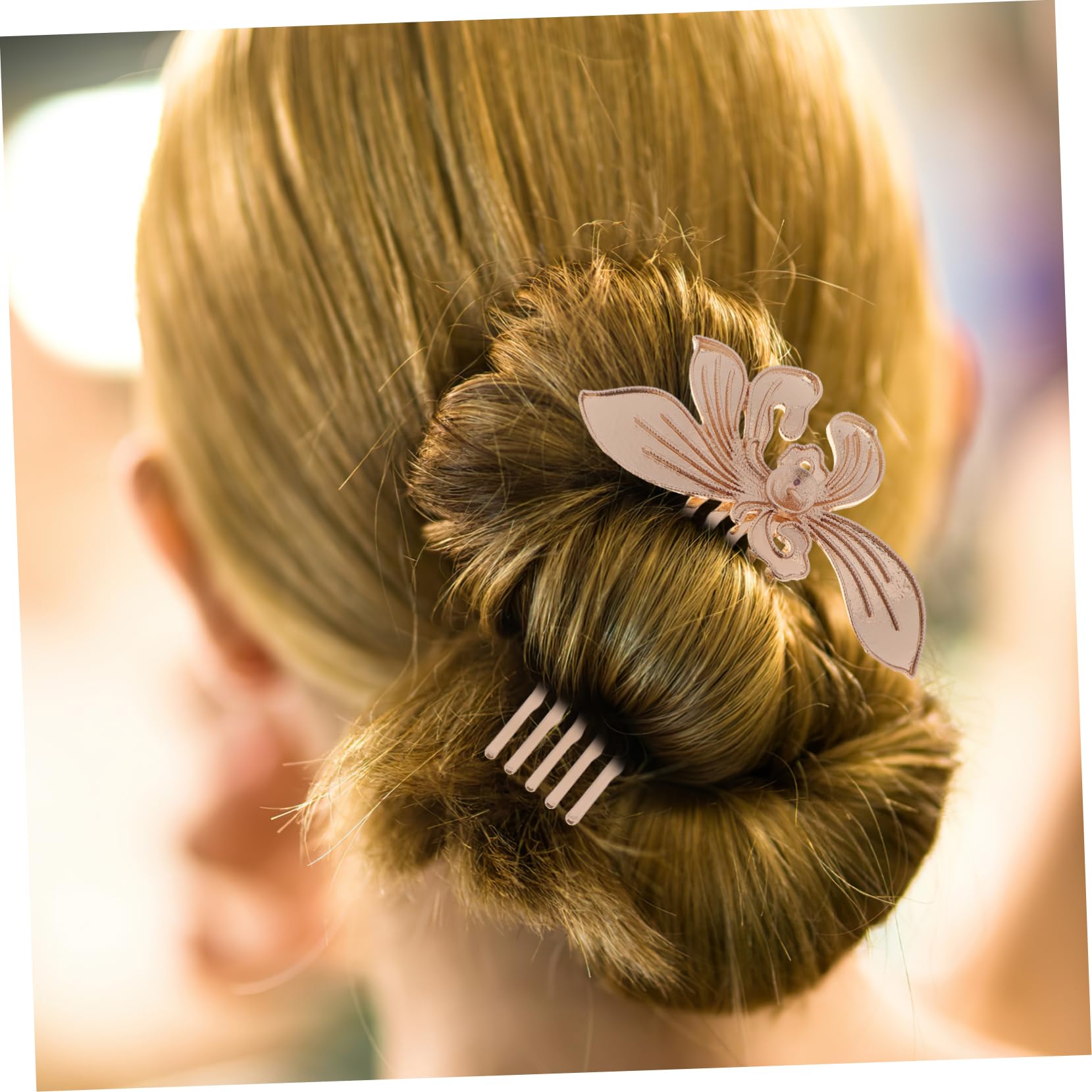 MAGICLULU 15piezas Peinetas Vintage De Metal Flores De Accesorios Cabello De Mujer Peinetas Lateral Para Bodas