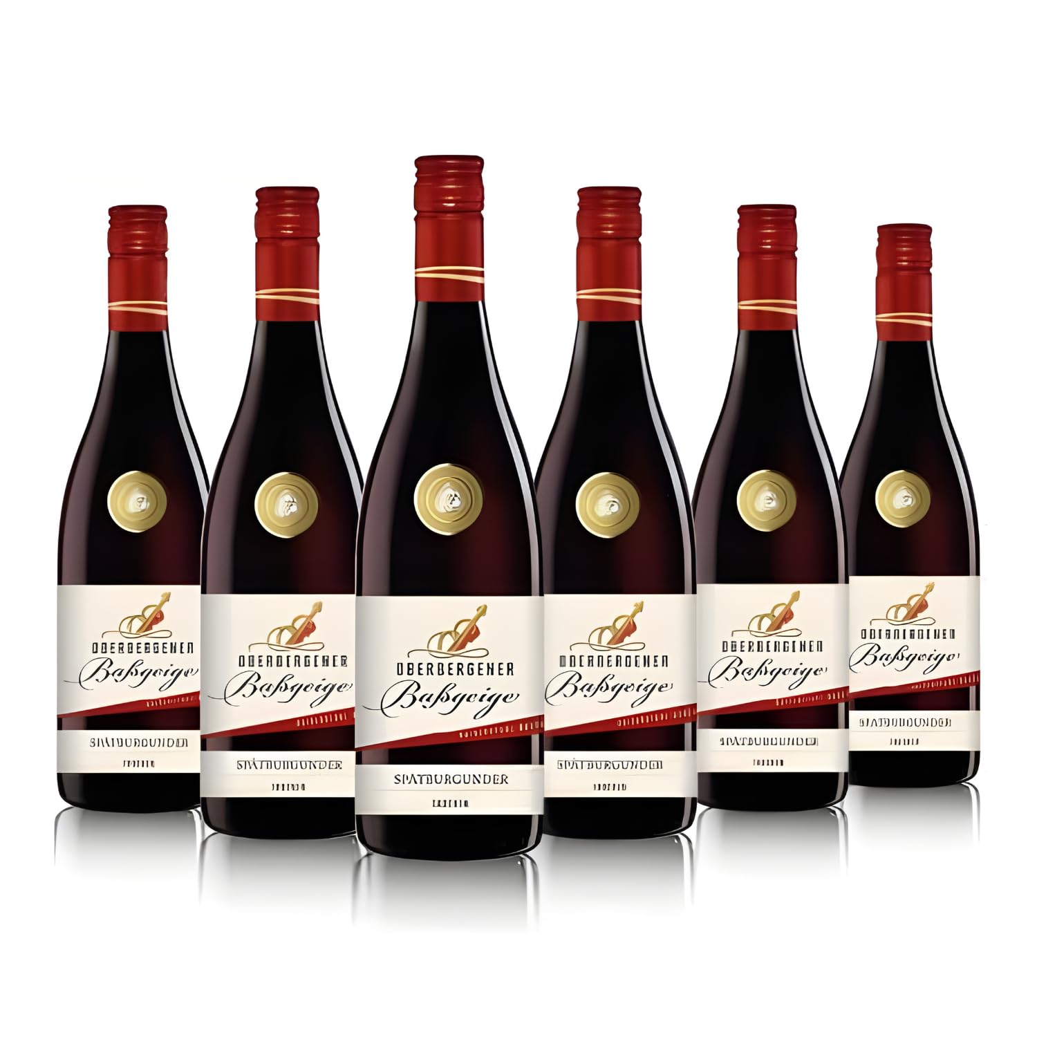 Oberbergener Baßgeige Spätburgunder Rotwein trocken 6 x 0,75 l – 13,0% vol. – GOLD Berliner Wine Trophy 2025 – kräftig, fruchtbetont