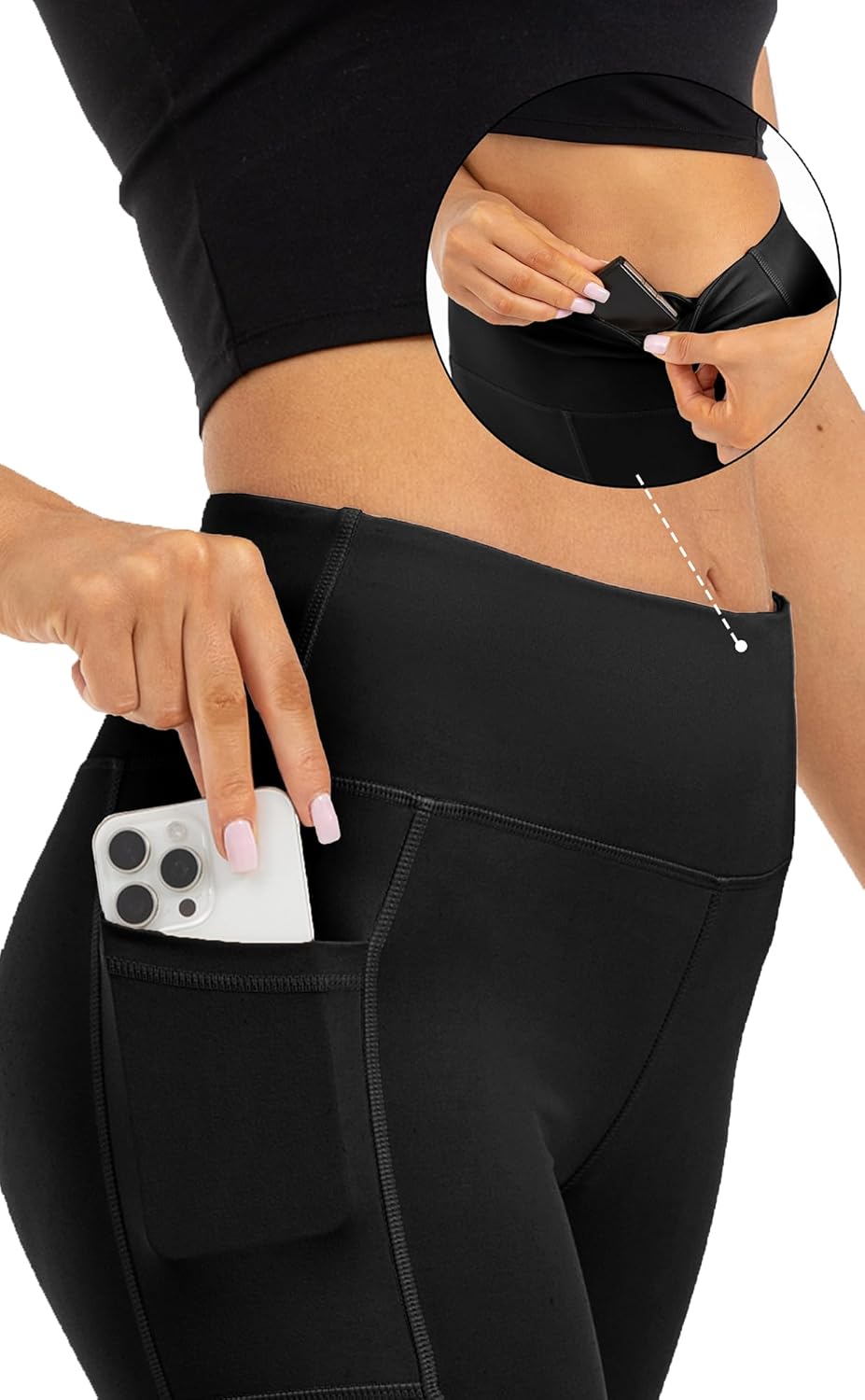 High Waisted Leggings for Women Tummy Control Yoga Pants Workout Leggings Ultra Soft No See Through - Image 6