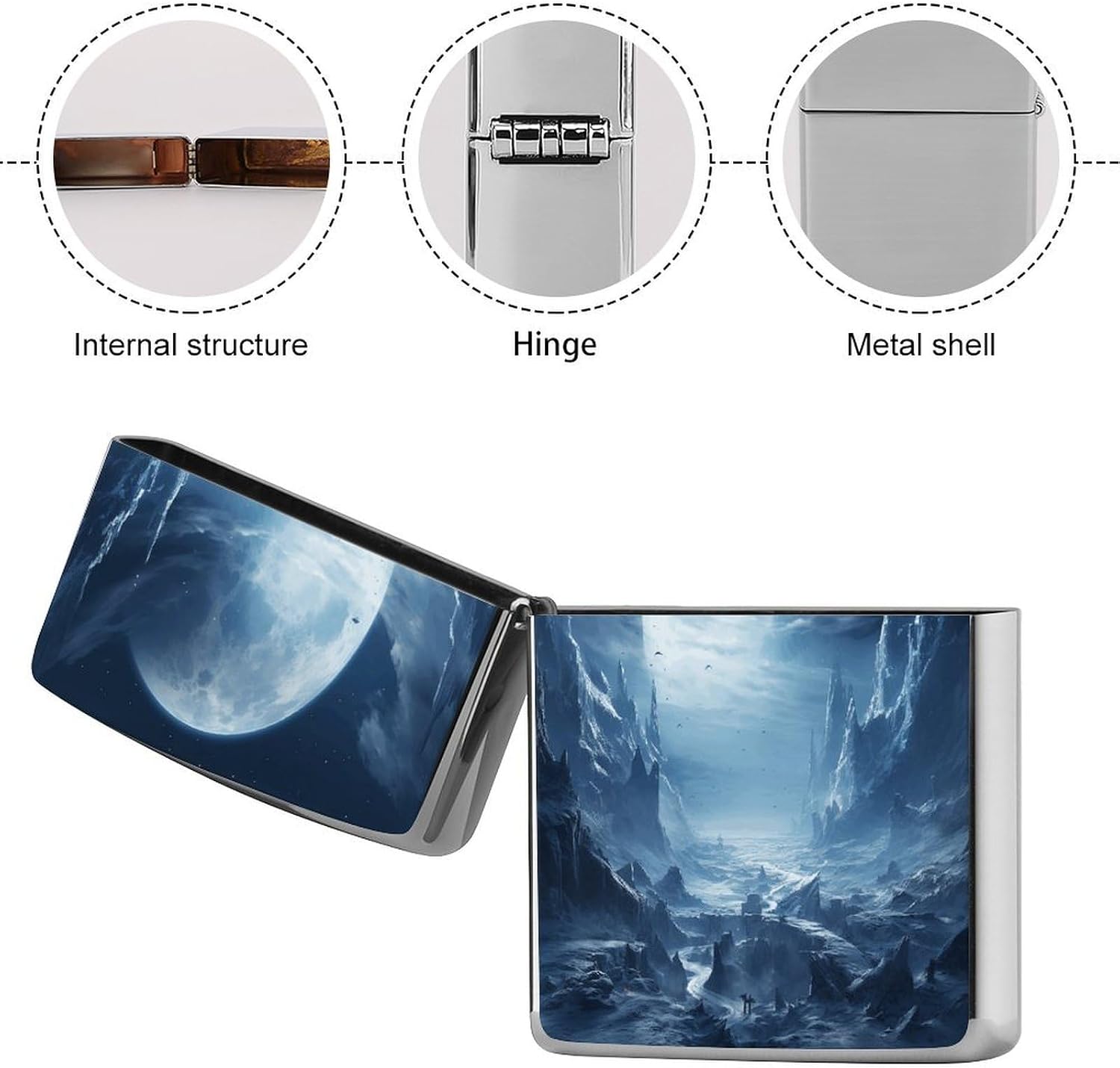 Beautiful Scenery Images Lighter Case Cover Lighter Shell