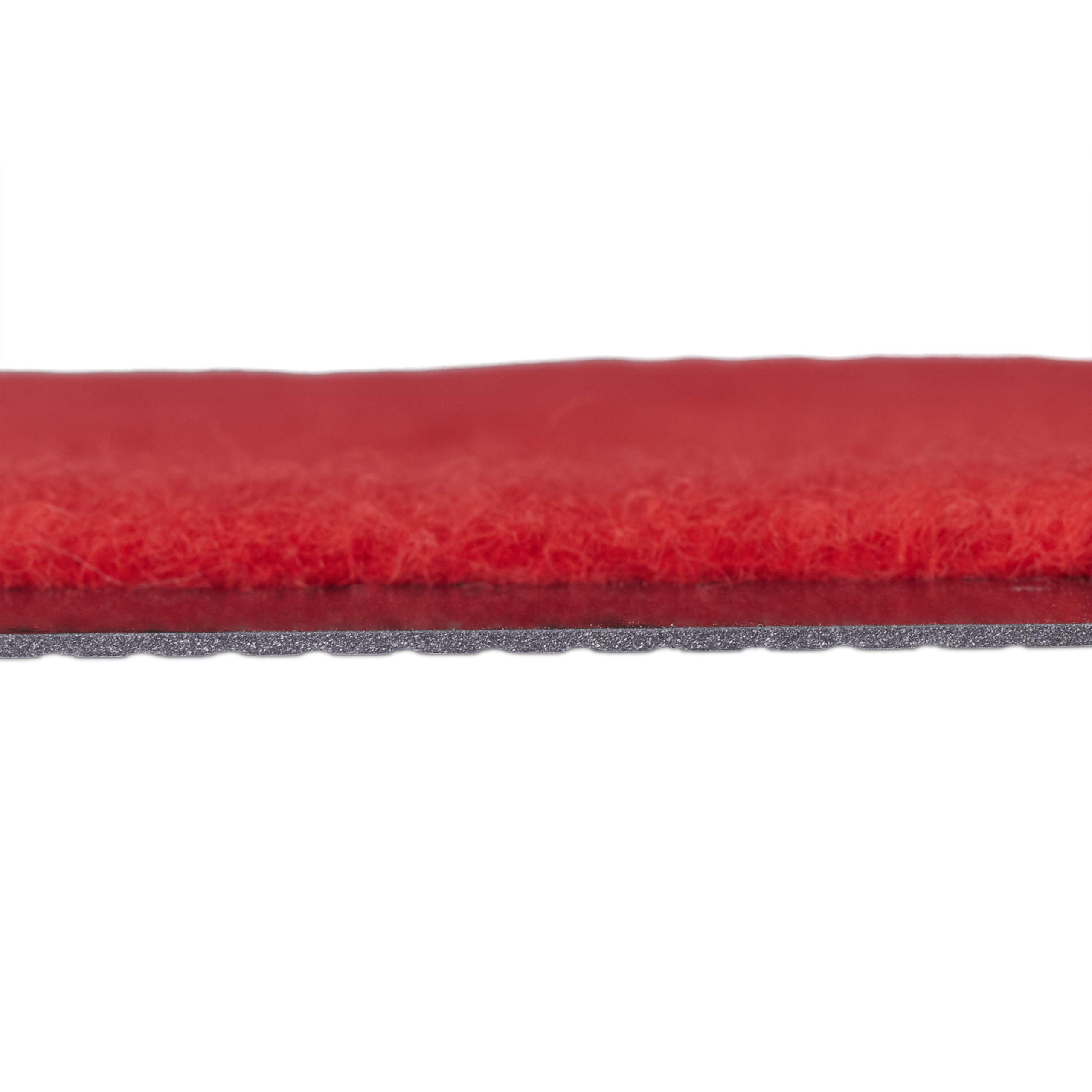 Zerbino Relaxdays Welcome – 40x60 Cm, Rosso, Con Scritta WELCOME, Antiscivolo, In PVC E Feltro, Per Ingresso - 2