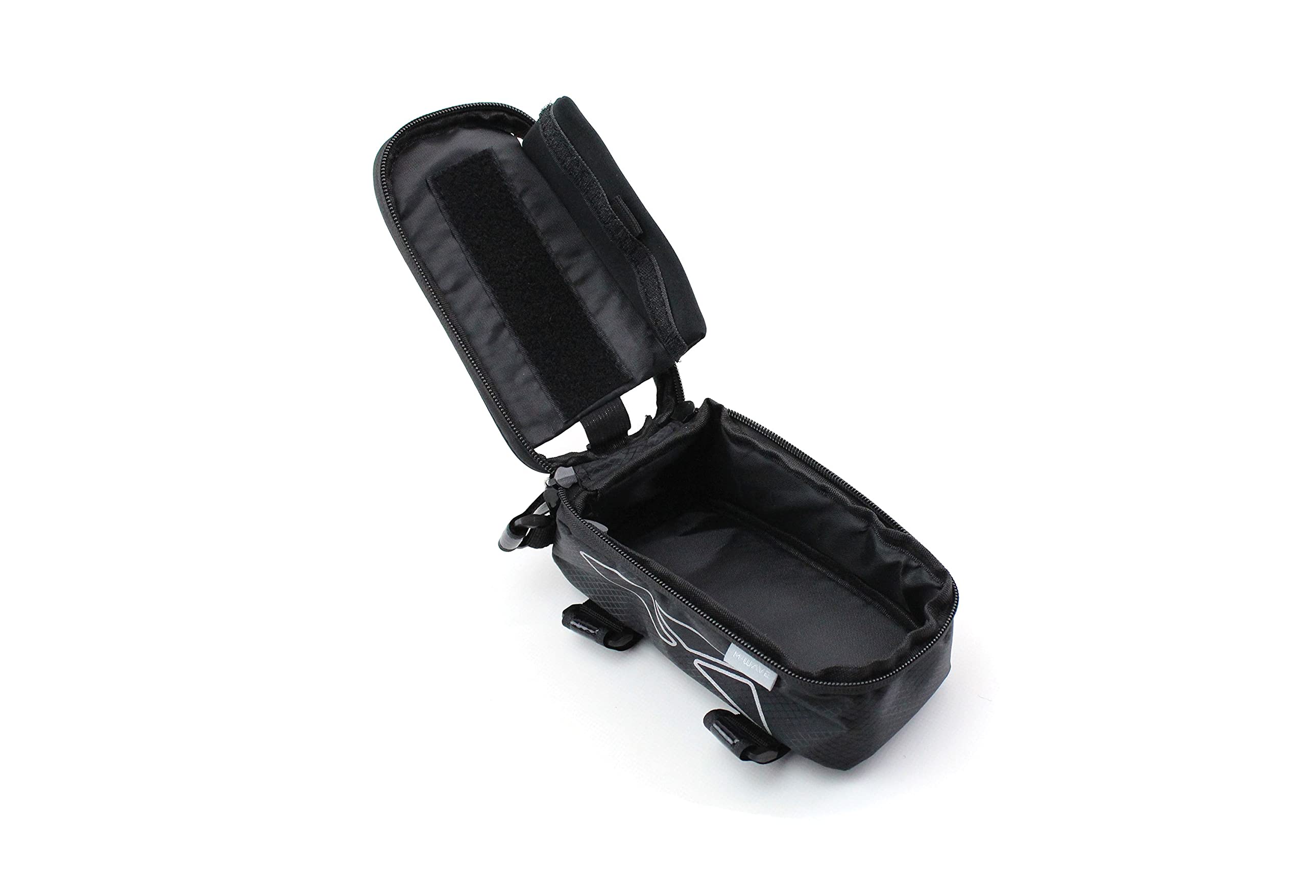 M-Wave Unisex – torba Rotterdam Top XL dla dorosłych do smartfona, czarna, 18,5 x 9,5 x 8,5 cm (dł. x szer. x wys.)